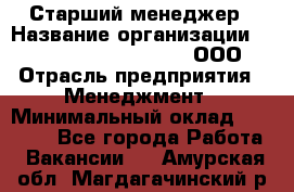 Старший менеджер › Название организации ­ Maximilian'S Brauerei, ООО › Отрасль предприятия ­ Менеджмент › Минимальный оклад ­ 25 000 - Все города Работа » Вакансии   . Амурская обл.,Магдагачинский р-н